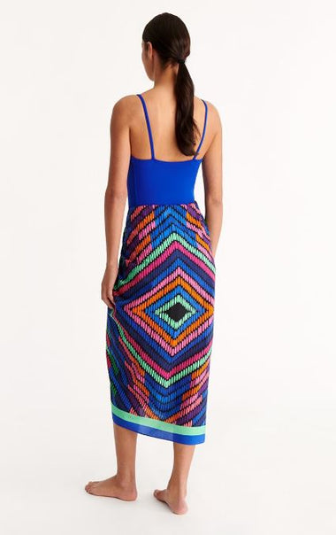 Crystal Short Sarong Imprime Arc En Ciel - ONE SIZE - Sarong