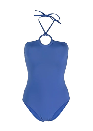 Womens Blue One Piece Swimsuit - One Piece
