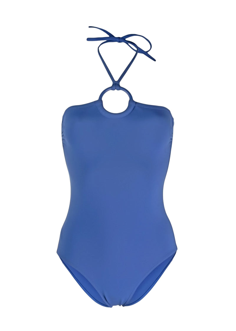 Womens Blue One Piece Swimsuit