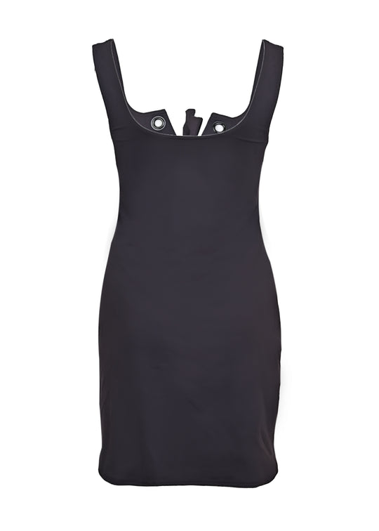 Womens Short Dress in Brown - Dress