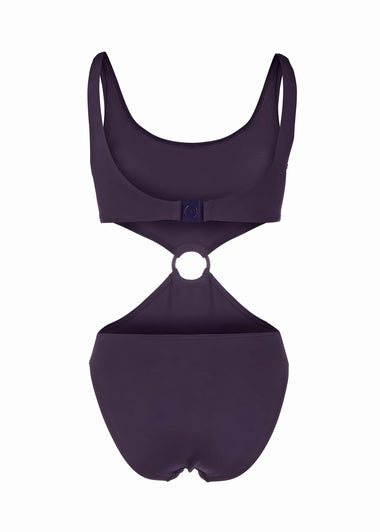 Trikini Swimsuit in Navy Blue - One Piece