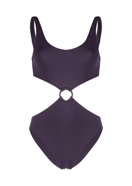 Trikini Swimsuit in Navy Blue - One Piece