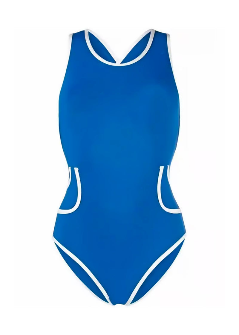 Womens Blue/White One Piece
