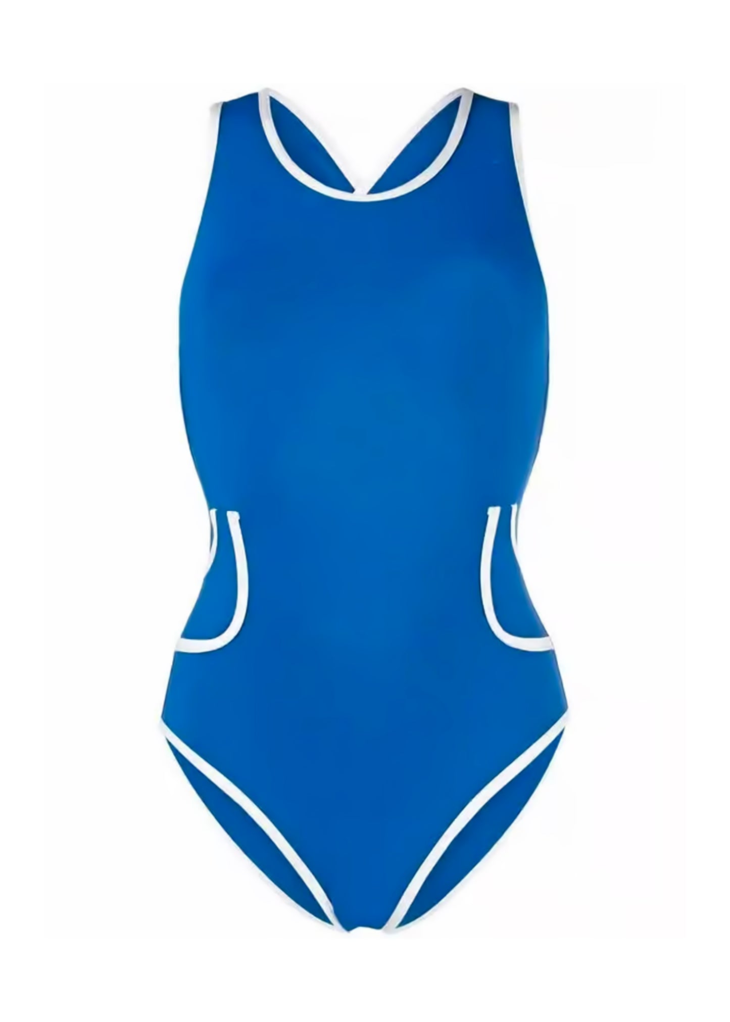 Load image into Gallery viewer, Womens Blue/White One Piece - One Piece
