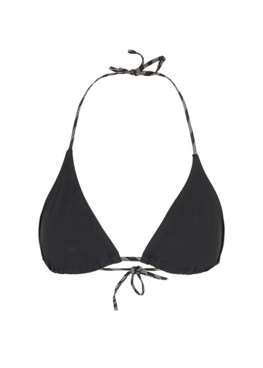 Halter Top Bikini in Black/Gold - Bikini Top