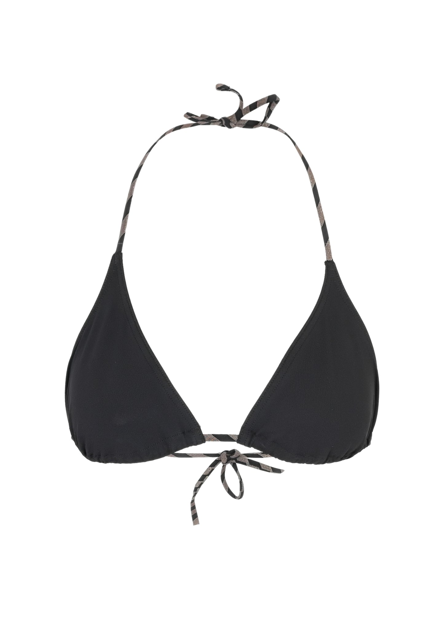 Load image into Gallery viewer, Halter Top Bikini in Black/Gold - Bikini Top
