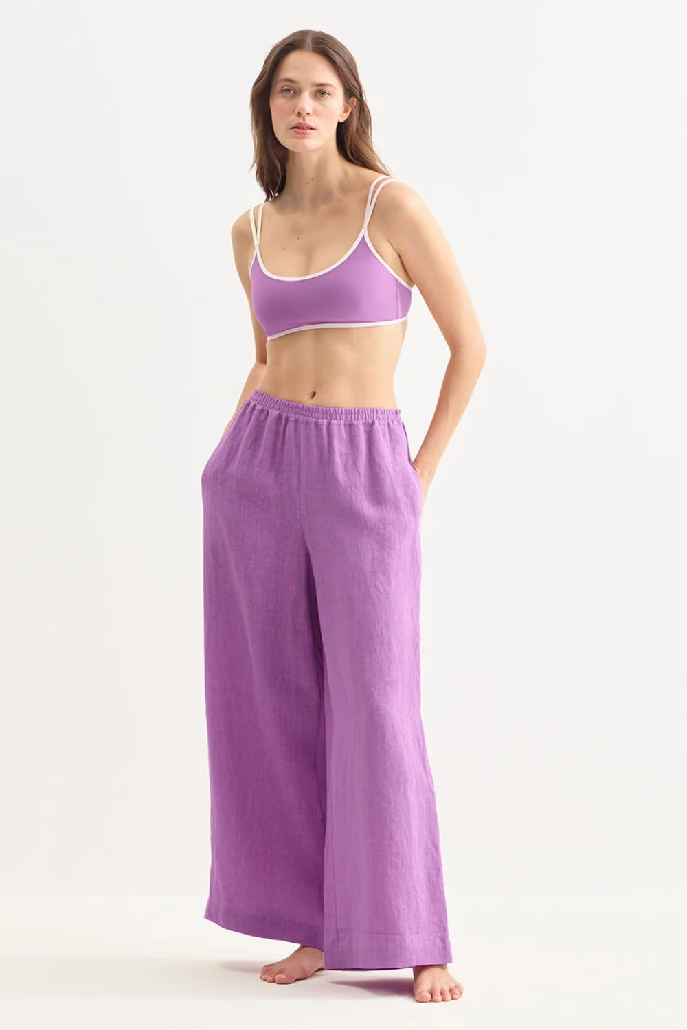 Load image into Gallery viewer, Select Pantalon Lilac
