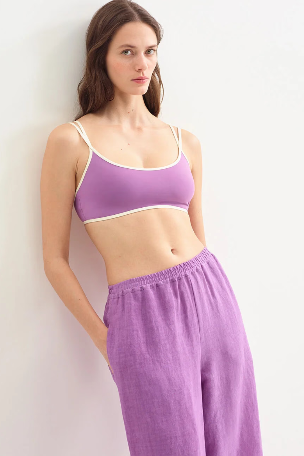 Load image into Gallery viewer, Select Pantalon Lilac
