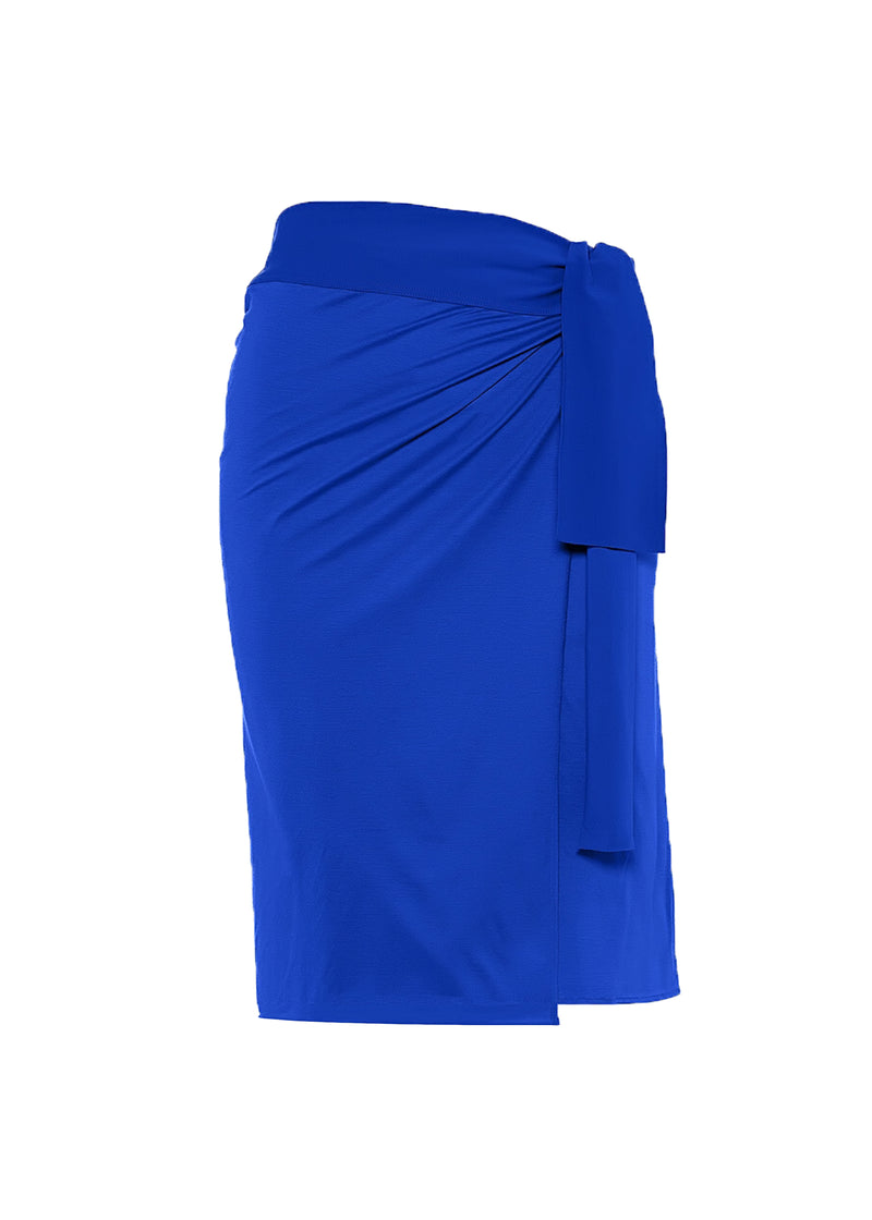 Womens Short Sarong in Blue