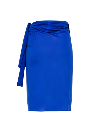 Womens Short Sarong in Blue - ONE SIZE - Sarong