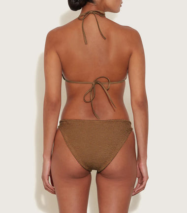 Eva Bikini Metallic Cocoa - ONE SIZE - Bikini