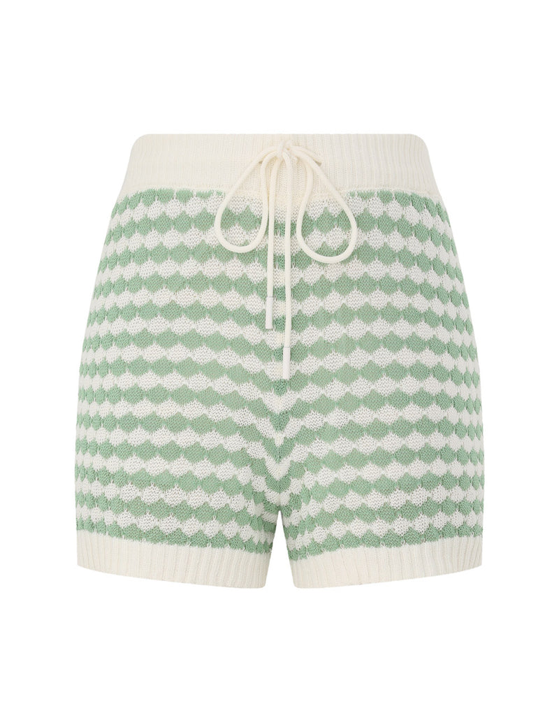 Everley Scallop Knit Short