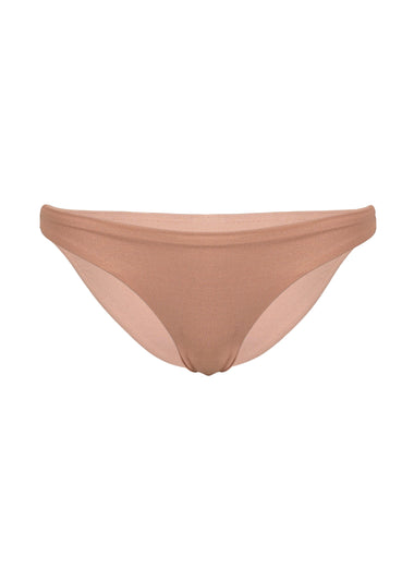 Everlee Metallic Skinny Bottom Rose - Bikini Bottom