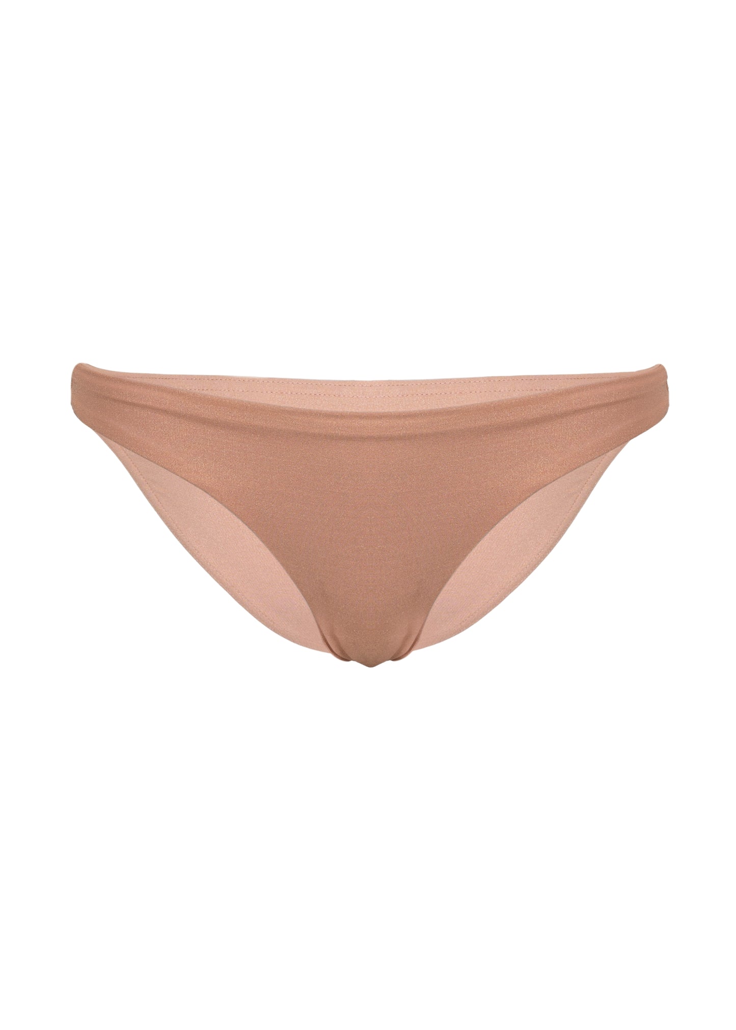 Load image into Gallery viewer, Everlee Metallic Skinny Bottom Rose - Bikini Bottom
