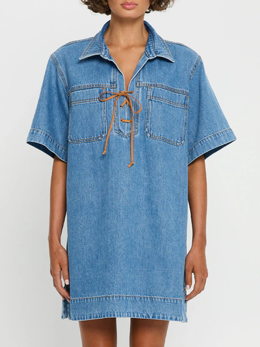 Evie Denim Dress - Dress