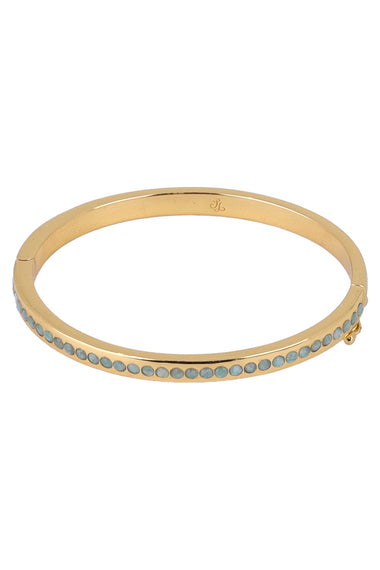 Inlay Stone Gold Bracelet - Ewa Turquoise Bracelet