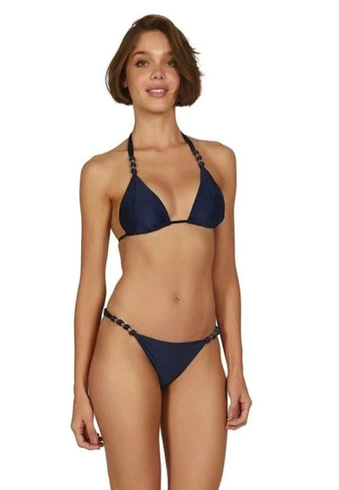 Solid Paula Top Navy