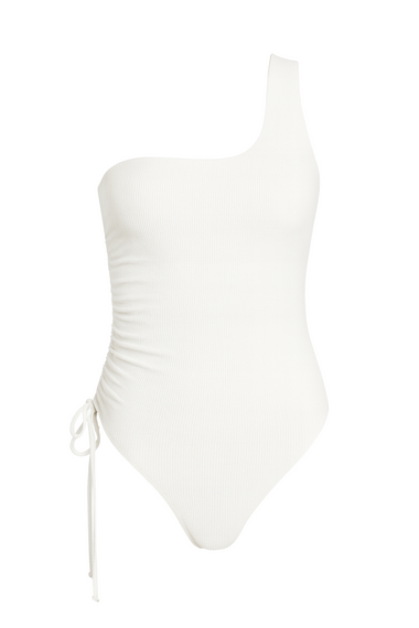 White One Shoulder Swimsuit