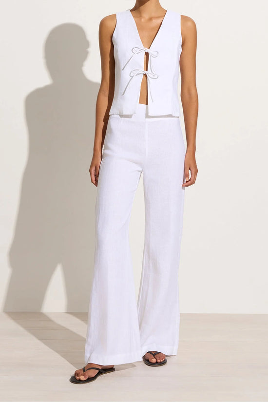 La Plage De Mau Pants White