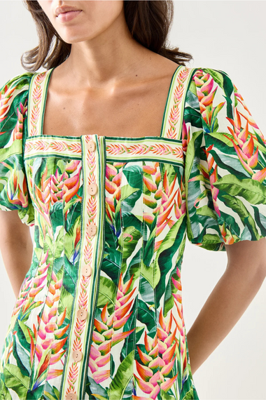 Heli Leaves Pearl Mini Dress