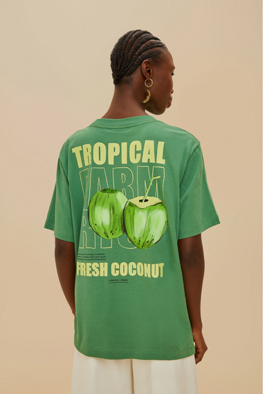 Tropical Coconut Relaxed T-Shirt