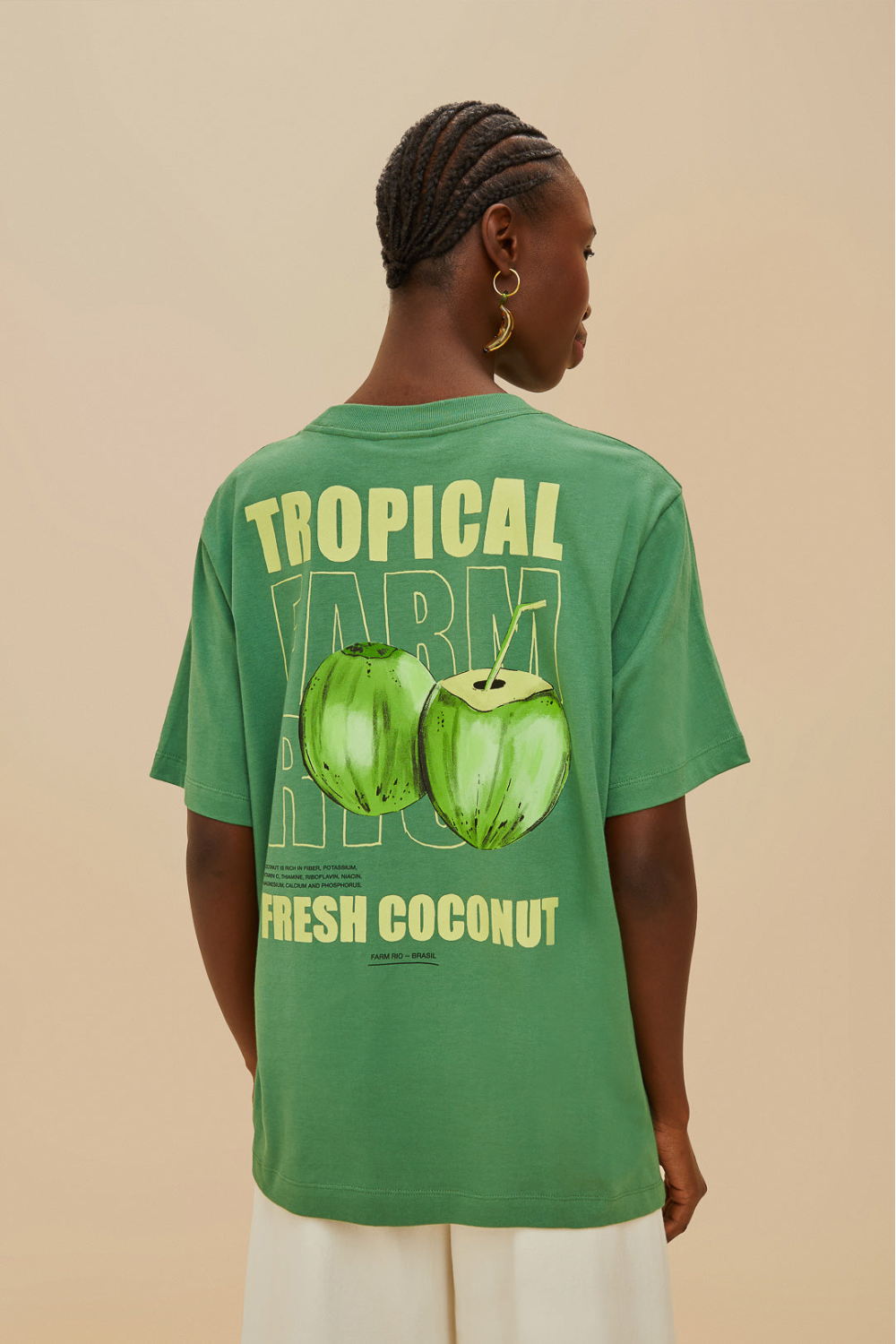 Load image into Gallery viewer, Tropical Coconut Relaxed T-Shirt
