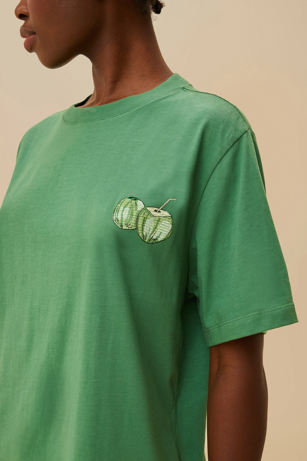 Load image into Gallery viewer, Tropical Coconut Relaxed T-Shirt
