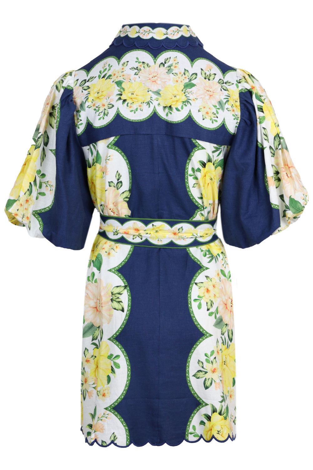 Load image into Gallery viewer, Amazon Garden Cream Mini Dress
