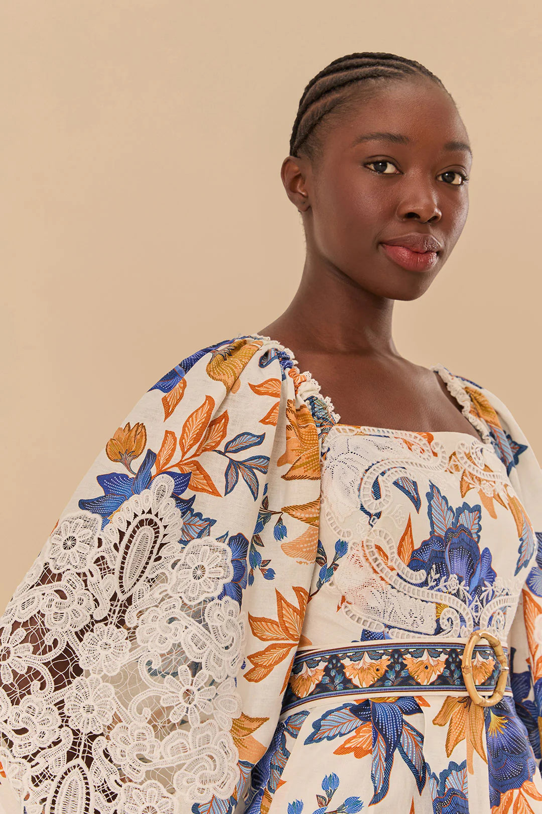 Load image into Gallery viewer, Off White Summer Flowers Romper
