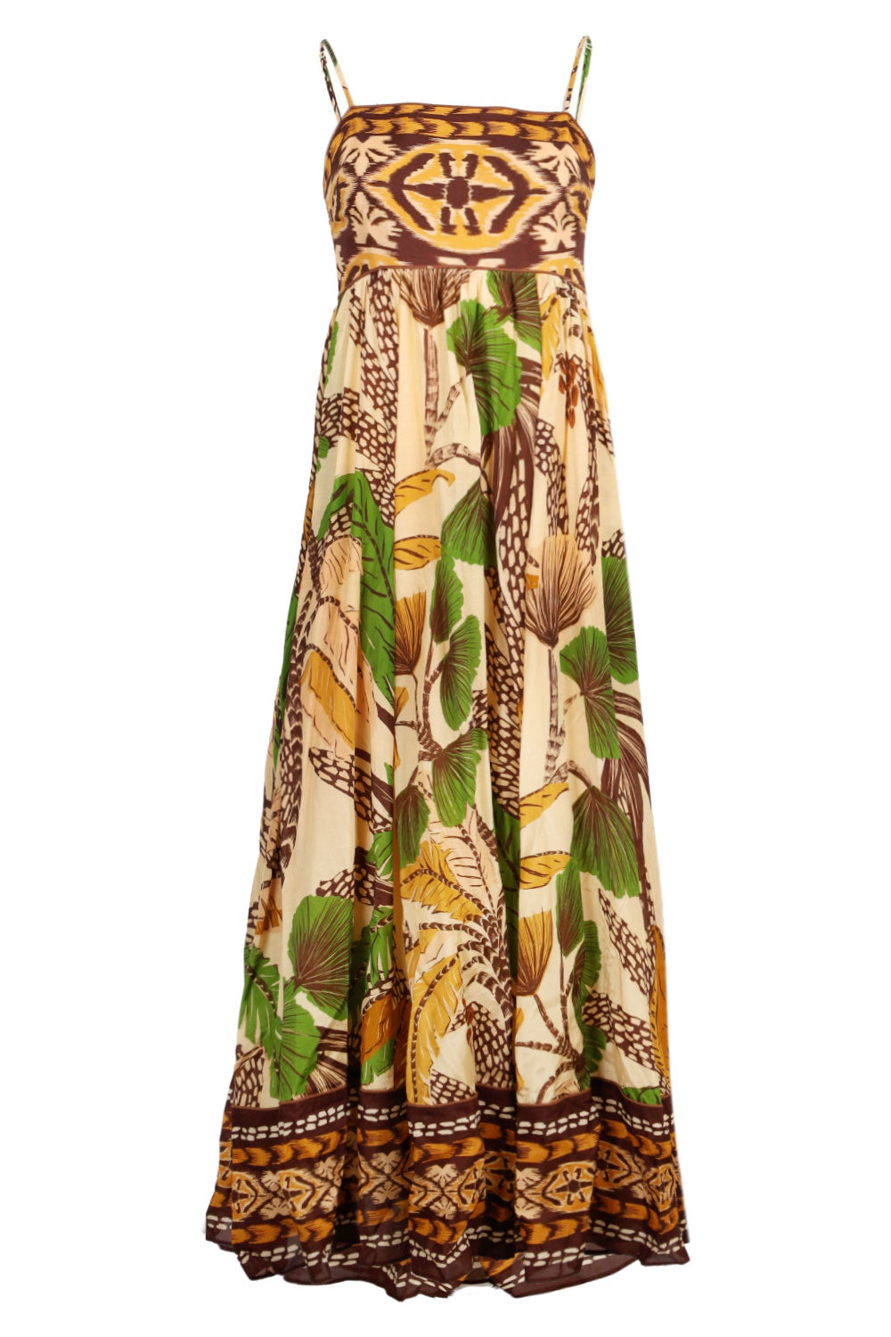 Load image into Gallery viewer, Foliage Sketch Sand Maxi Dress
