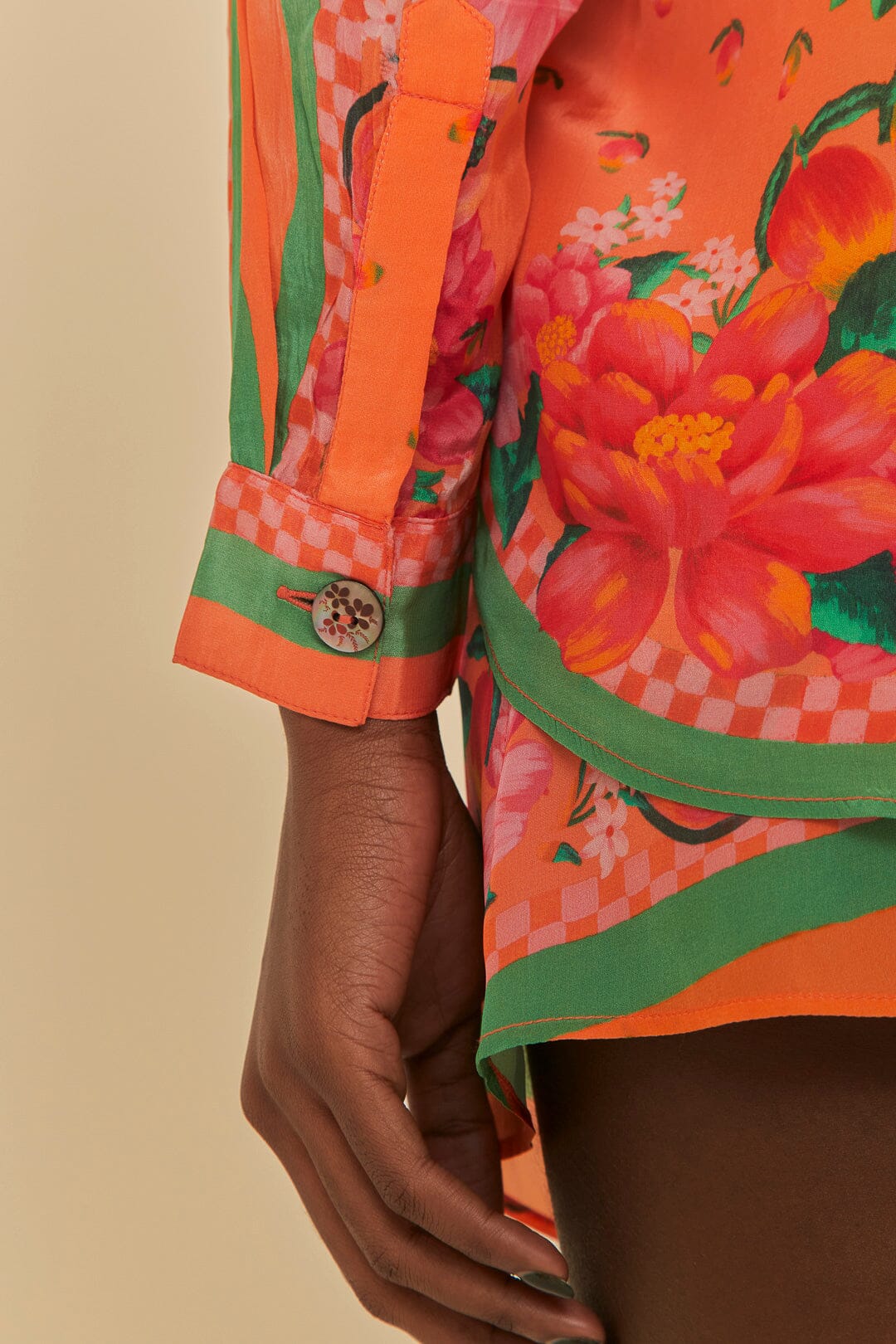 Load image into Gallery viewer, Fruit Garden Scarf Long Sleeved Shirt - Top
