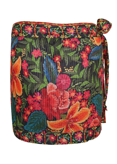 Stitched Garden Tapestry Mini Skirt