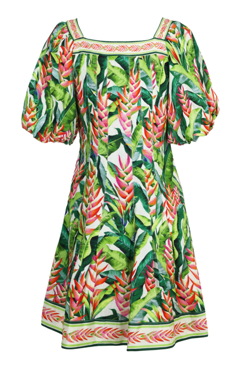 Load image into Gallery viewer, Heli Leaves Pearl Mini Dress
