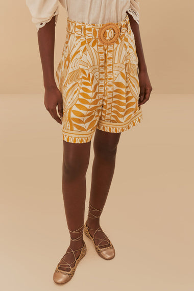 Lace Nature Shorts Off-White