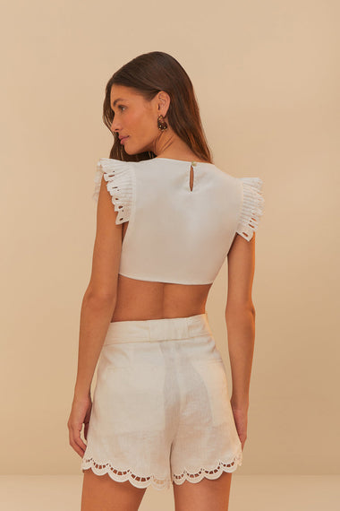 Richelieu Running Shorts Off-White