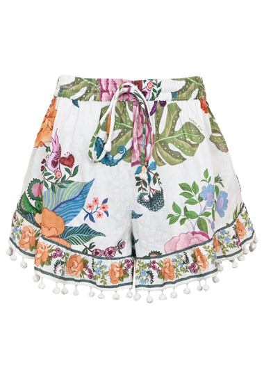 Off White Sweet Bloom Short