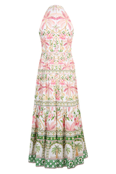 Palm Dress Off-White Sleeveless Maxi Dress