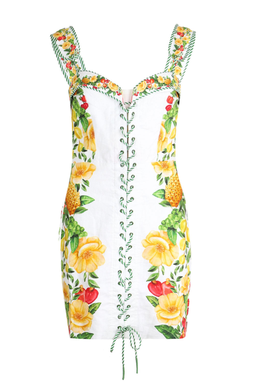 Load image into Gallery viewer, Picnic Flowers Off-White Sleeveless Mini Dress
