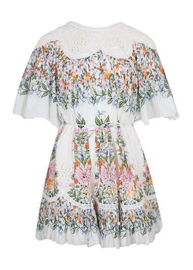 Sweet Bloom Bouquet Mini Dress
