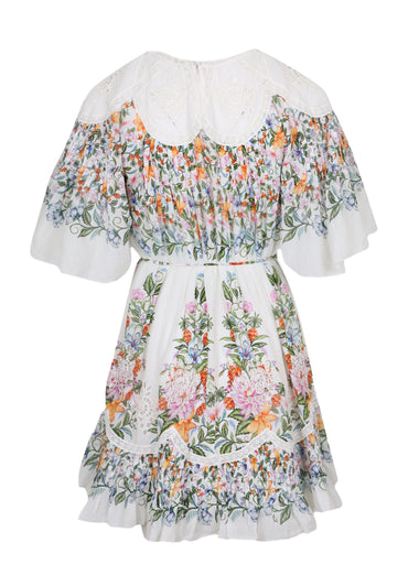 Sweet Bloom Bouquet Mini Dress