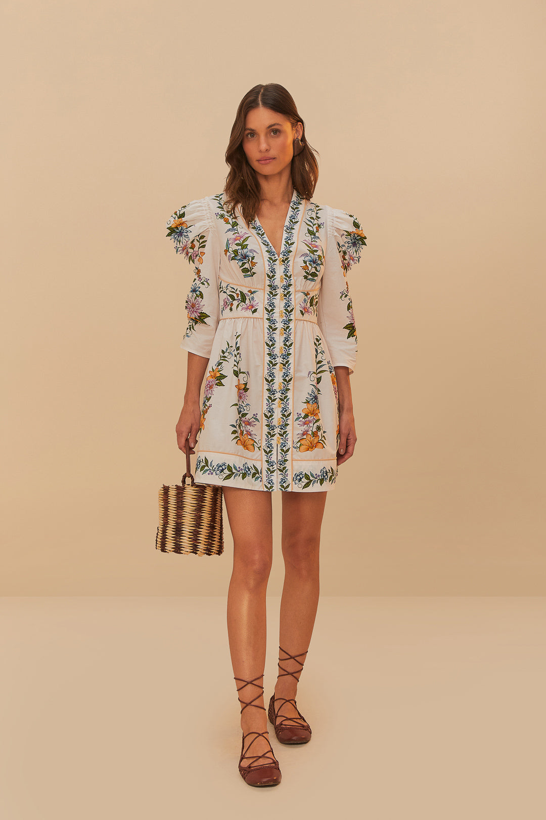 Load image into Gallery viewer, Sweet Bloom Dreamscape Mini Dress
