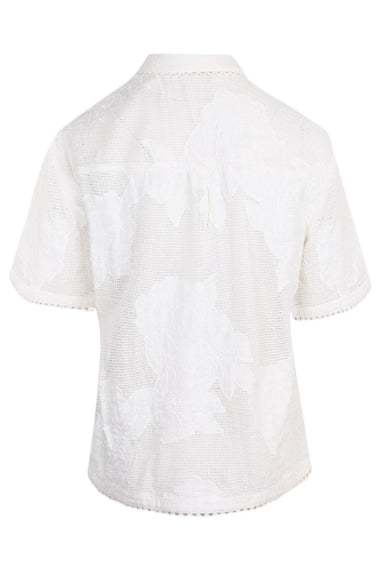 White Flower Shirt