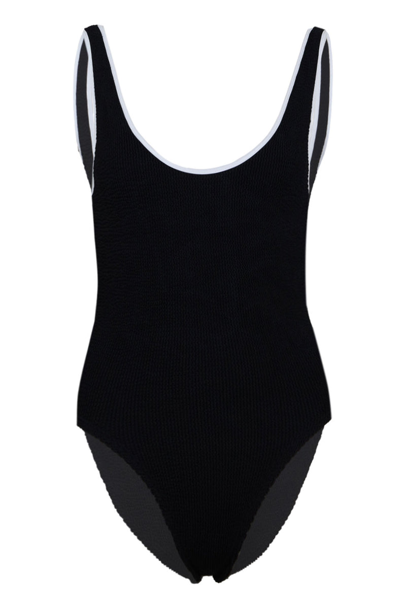 Faye Contrast Swim Black/White