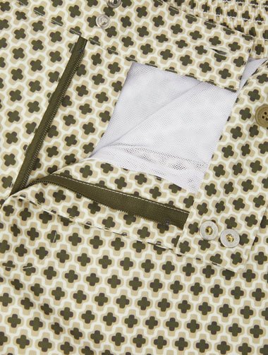 Porto Swim Short Ipanema Dried Moss & Seawood - Swim Shorts