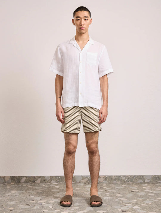 Porto Swim Short Ipanema Dried Moss & Seawood - Swim Shorts