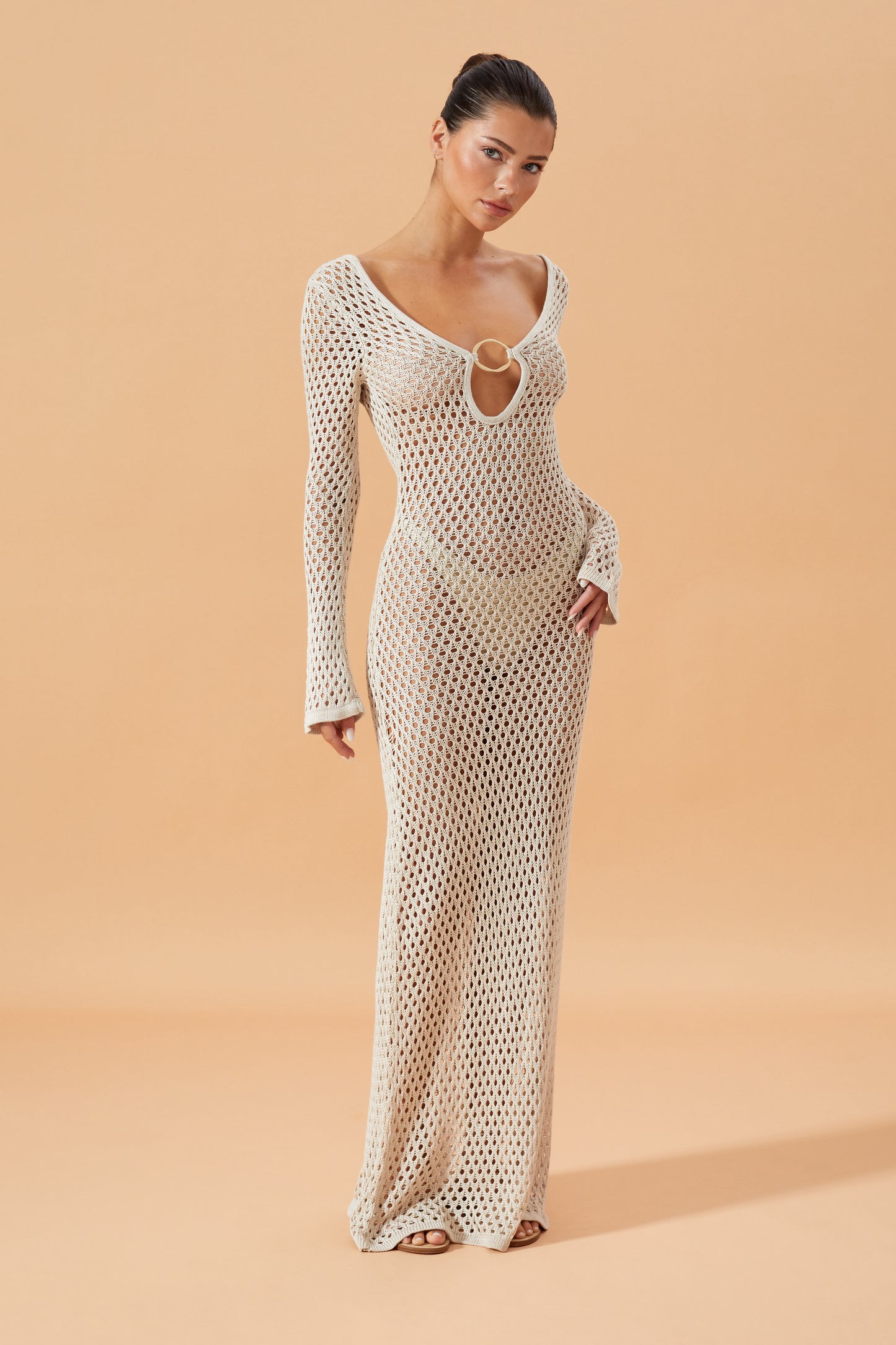 Load image into Gallery viewer, Jara Dress Stone - Dress
