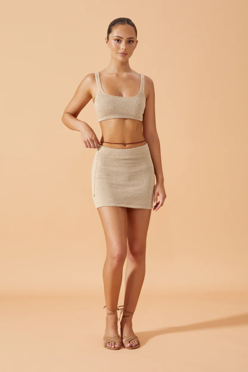 Load image into Gallery viewer, Kimaya Skirt Sand
