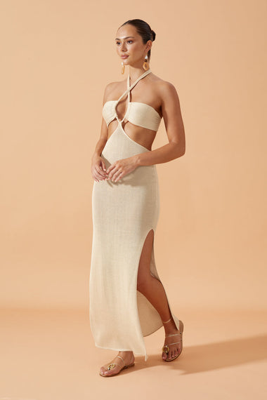 Kesi Dress Sand - Dress