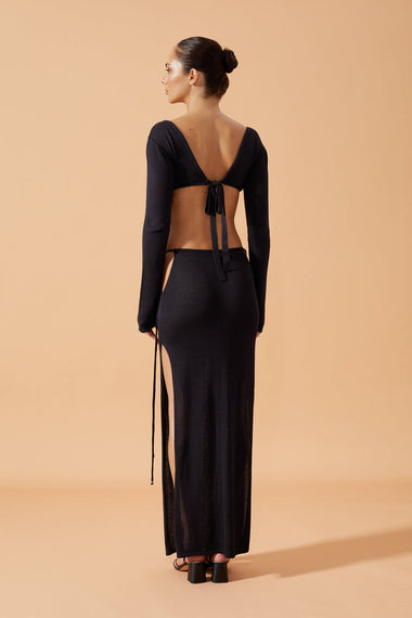 Salma Skirt Black - Skirt