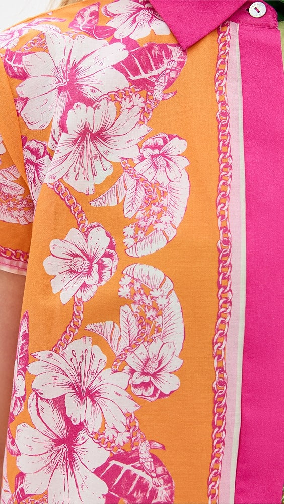 Load image into Gallery viewer, Floral Elegance Mixed Scarves Shirt
